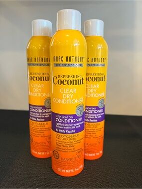 Lot of 3 Marc Anthony Refreshing Coconut Clear Dry Conditioner 7oz New
